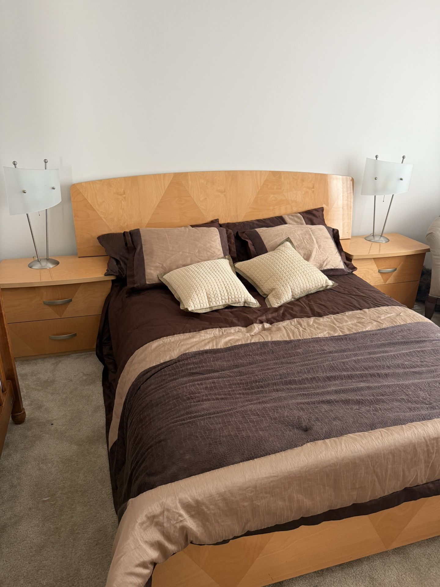 Italian Oak bedroom set