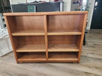 Sturdy wood bookshelf