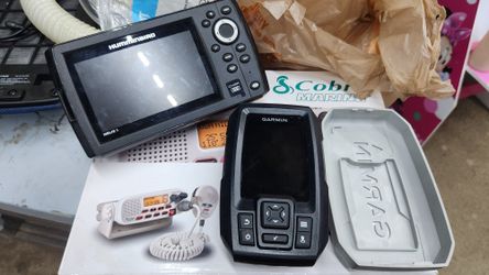 VHF Cobra Marine Hummingbird Helix5 Garmin Striker4