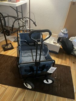 Summerville Furnishings Heavy-Duty Folding Utility Wagon