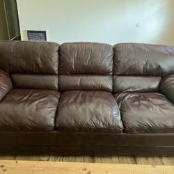 La-Z-Boy leather couch