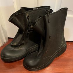 Rubber Overboots, Size 10, Excellent 