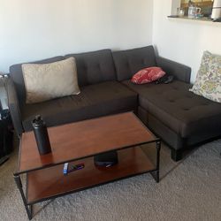 Sectional Sofa And Coffee Table