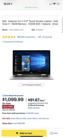 Dell laptop new in box never opened