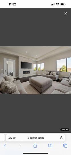 4 Piece gray Furniture Set 