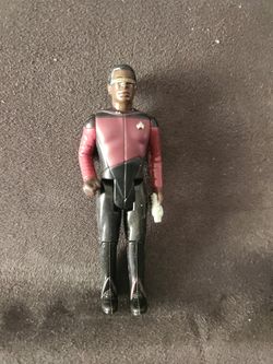 1988 Galoob Star Trek next generation stng Geordi Laforge figure loose