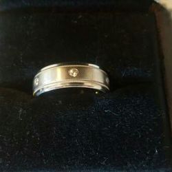 Men's White Gold Wedding Bands
