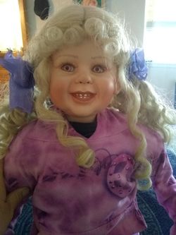 Large Adorable Porcelain Doll