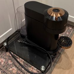 Nespresso Vertuo Next Coffee Machine – Black/Rose Gold