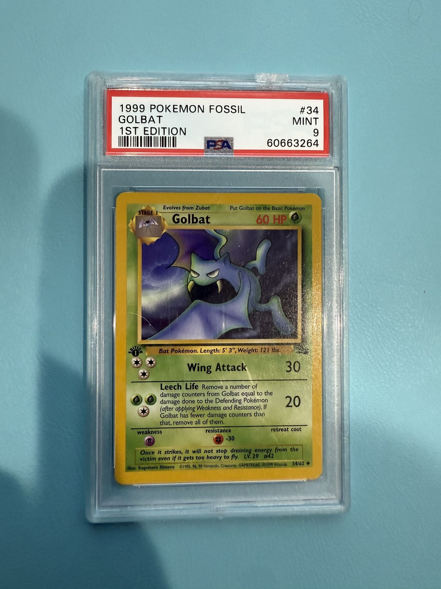 Fossil 1st Edition Gold at pSA 9