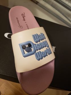 Coach Disney Anniversary Slides New in Box Size 8 Brand New