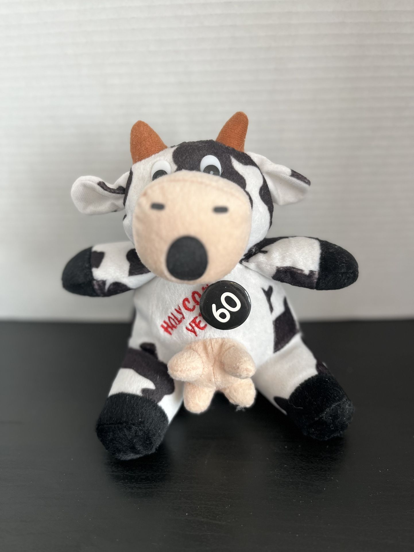 Birthday cow plush