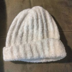 Ladies White Sock Hat 