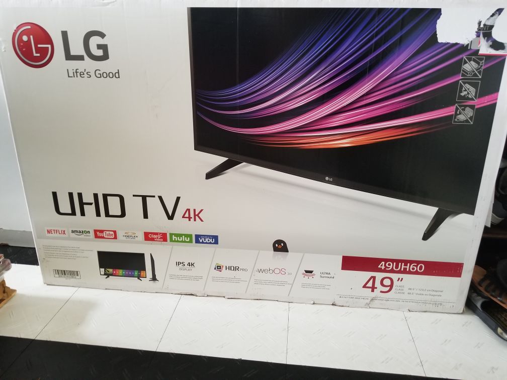 New - LG 49" 4K UHD Ultra HD Smart TV