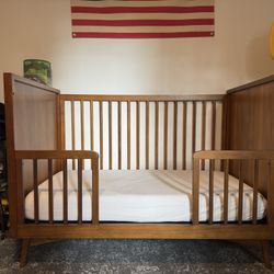 West Elm Mid-Century Convertible Baby/Toddler Crib
