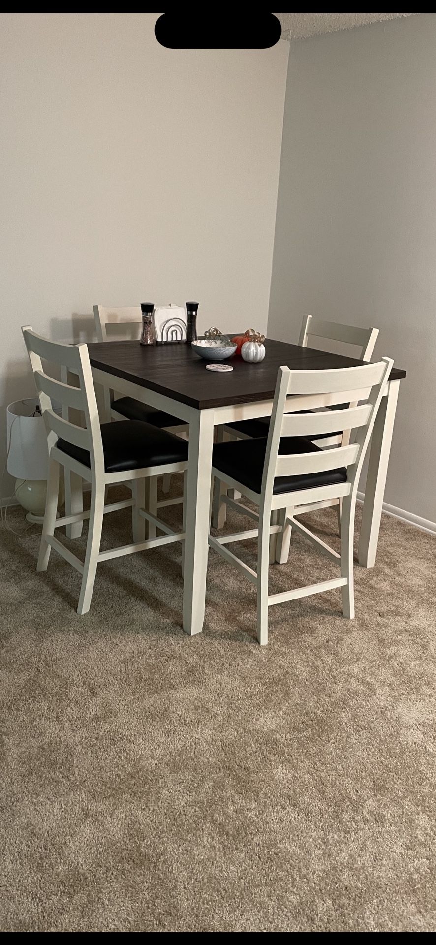 High Table With Four Chairs