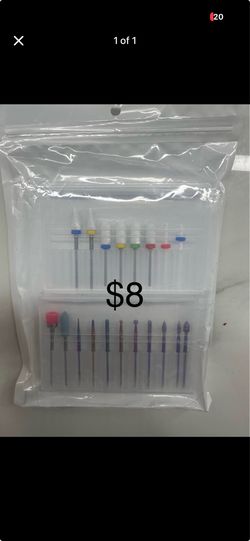 19 pc Drill Bit Sets for Nails