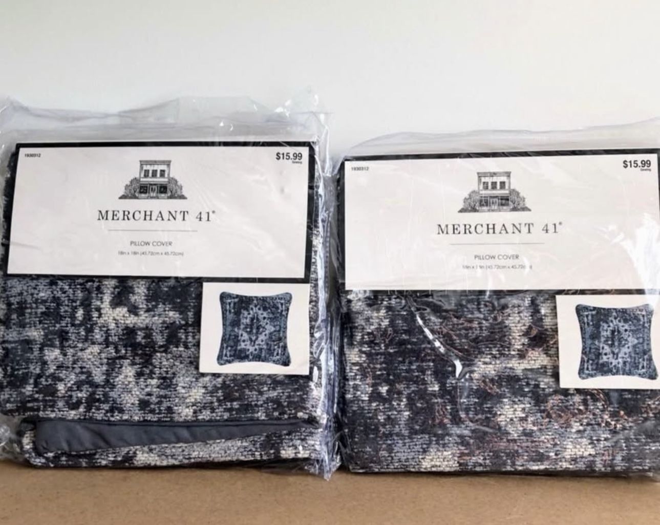 NWT Set of Merchant 41 Pillow Covers