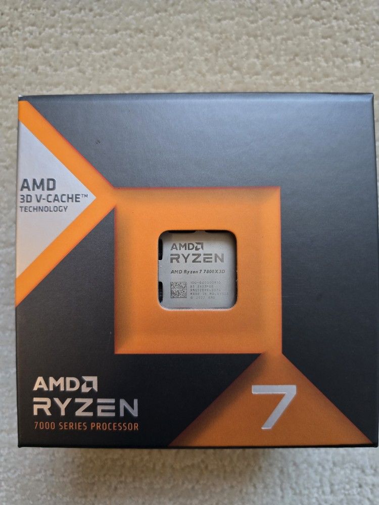 AMD Ryzen 7 7800X3D - Used w/box