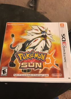 Pokémon sun for Nintendo 3Ds