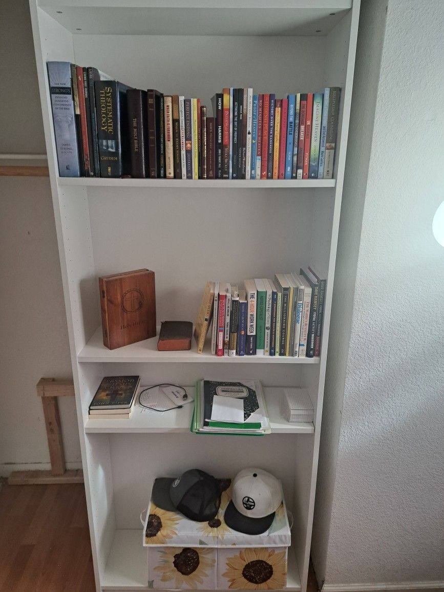 White bookcase Great Condition