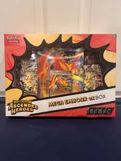 Pokemon Ascended Heroes Mega Emboar ex Box