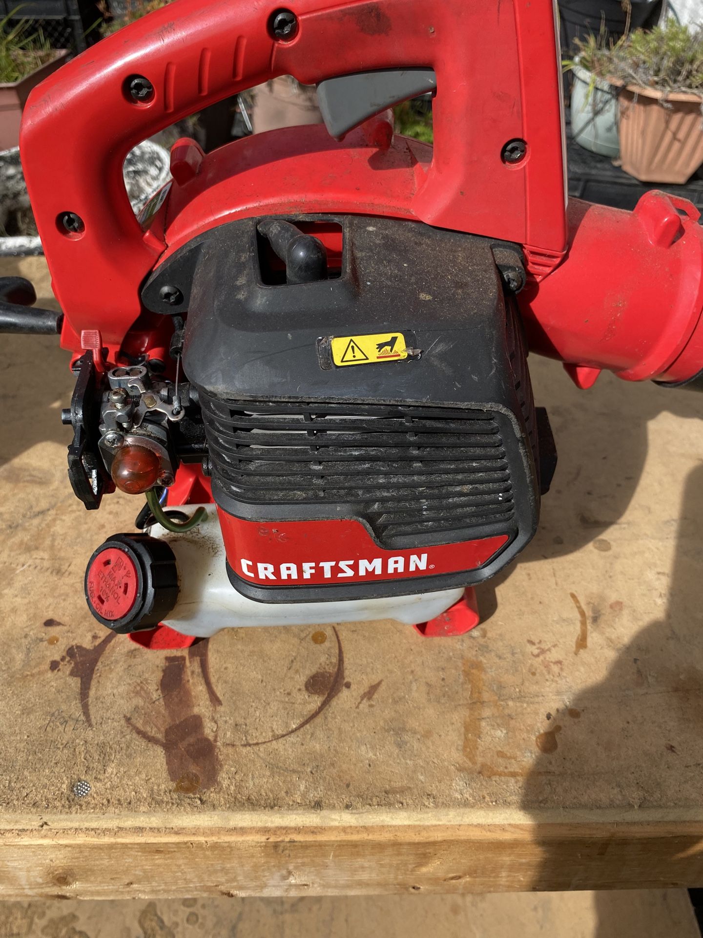 Craftsman Gas Leaf Blower 210 Mph Just Serviced