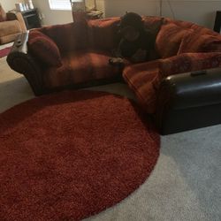 Sofa and Rug