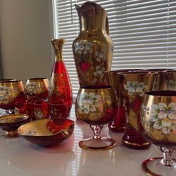 Antique Gold. China Set  Handmade High Value 