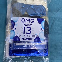 OMG your 13 Birthday Party Supplies Bundle