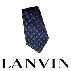 Lanvin made In France Necktie Mens Designer Tie