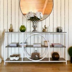 Modern Console Table / Entryway Table – Staged Furniture from Malibu Mansion