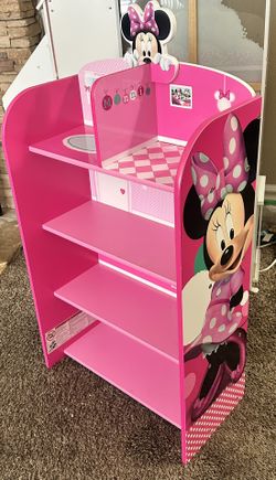 Minnie Mouse Wooden Bookcase
