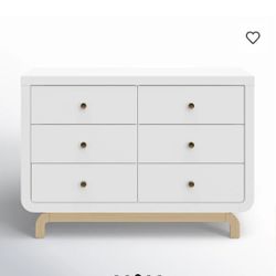 Brand New Solid Wood White Dresser 
