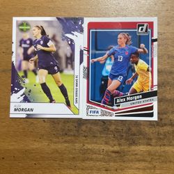 ALEX MORGAN 2 CARD LOT 