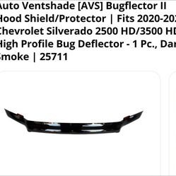 Bug guard for chevy's silverado twenty five hundred and thirty five hundred