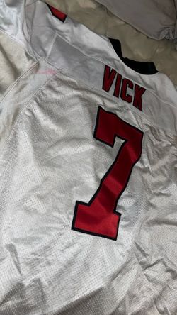 Michael Vick #7 Atlanta Falcons white jersey