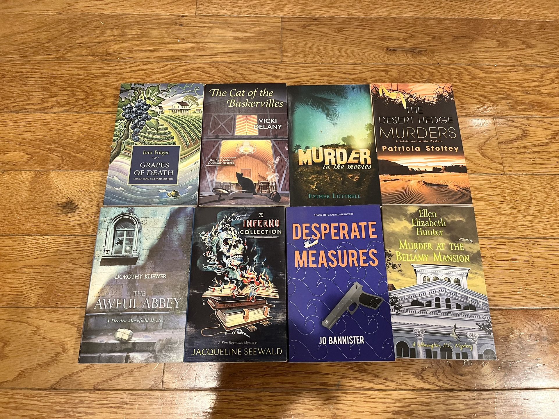 8 Worldwide Library Mystery Paperback Fiction Novel Book Lot Set