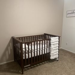 Crib and mattress