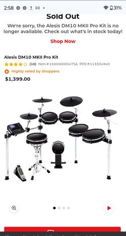 Electronic drum set