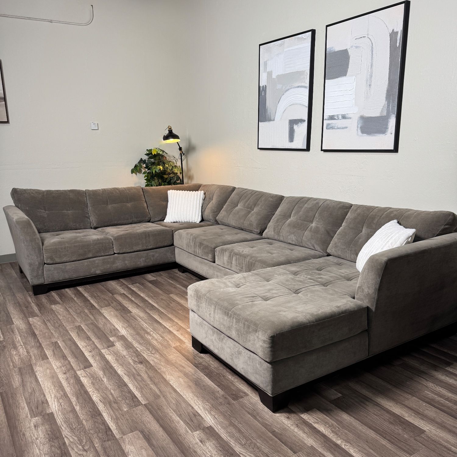 FREE DELIVERY Macys U Shaped Sectional Couch