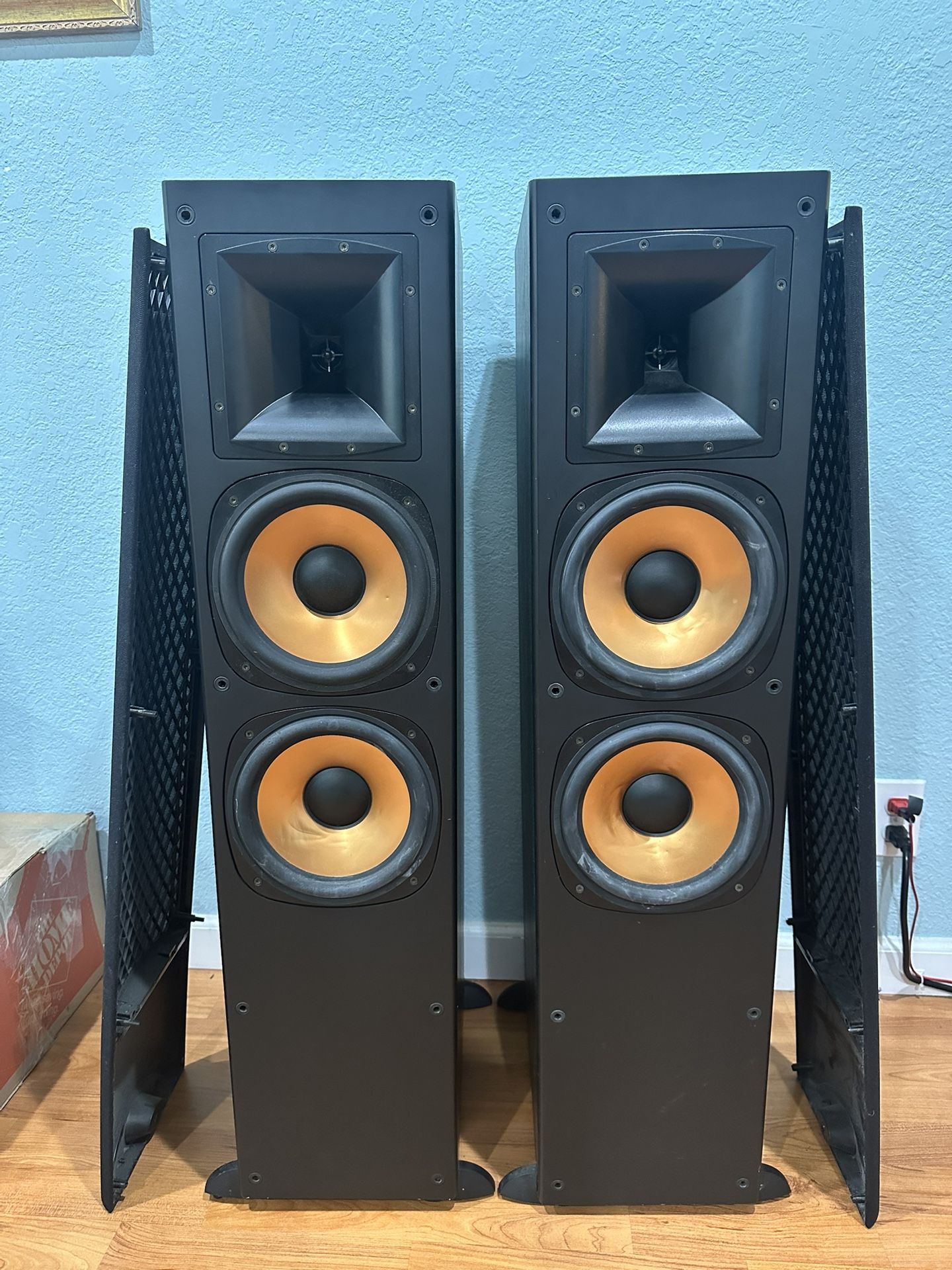 KLIPSCH RF3 FLOORSTANDING SPEAKERS, DUAL 8” WOOFER. MADE IN USA for ...