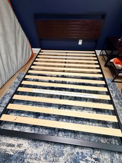 Queen Platform Bed Frame + Matching Furniture Set