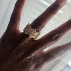 24 Carat  Gold Plated Ring Size 7.5 ✨️ 