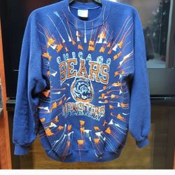 Hand-painted Chicago Bears Sweatshirt  Lg (Women Or Juniors