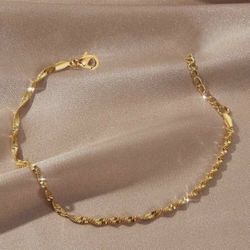 NEW Women’s Unisex Gold Bracelet Jewelry Gift 
