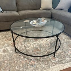 Tempered Glass Coffee Table (lightweight)