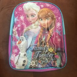 Family Forever Frozen Backpack  New