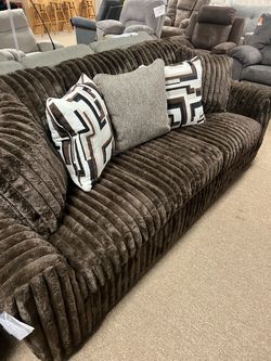 Nice cozy chocolate couch!