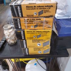 28° Round Head Stick Nails 